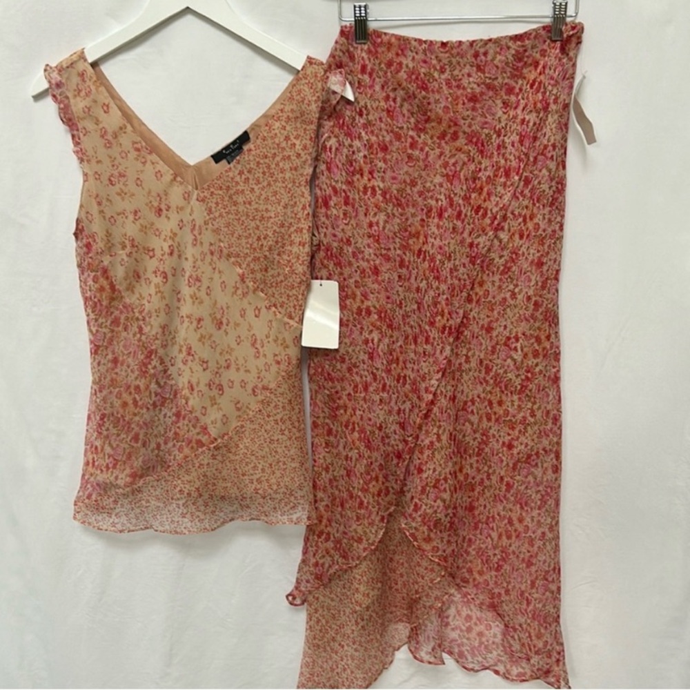 eci New York 100% Silk NWT Vintage Set